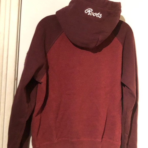 Roots burgundy hoodie Unisex - Picture 6 of 9